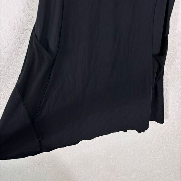 Athleta Black Quarter Zip Sleeveless Mesh Back Athletic Dress - Picture 5 of 8